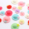 Sombreros con lazo Kawaii mezclados, cabujón de resina, álbum de recortes con parte trasera plana para hacer joyas, accesorios para la cabeza, accesorios para decoración de bodas