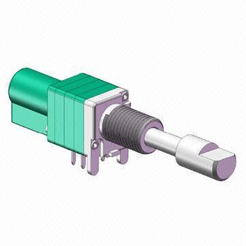 9mm Metal Shaft Rotary Potentiometer with Push-lock Type