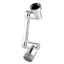 Universal Rotating Faucet Extender 1080° Large-Angle Robotic Arm Water Nozzle Faucet Adaptor, Faucet Aerator,Splash Filter