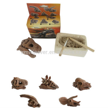 Sml.Dinosaur Head Excavation toy kits