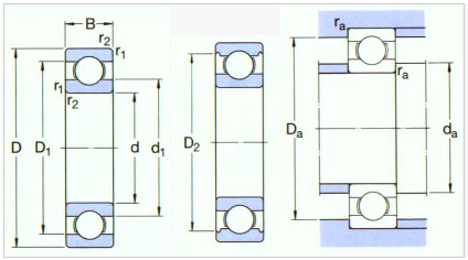 Ball Bearing 6400 Series 2D