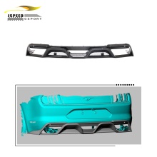 Carbon Fiber Rear Diffuser for 2018-2019 Ford Mustang GT Coupe 2-Door