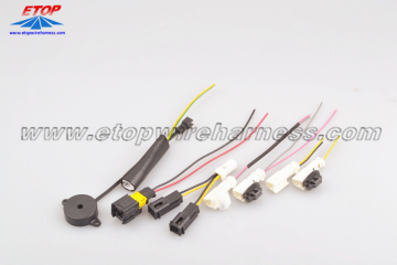 Auto buzzer wiring assemblies