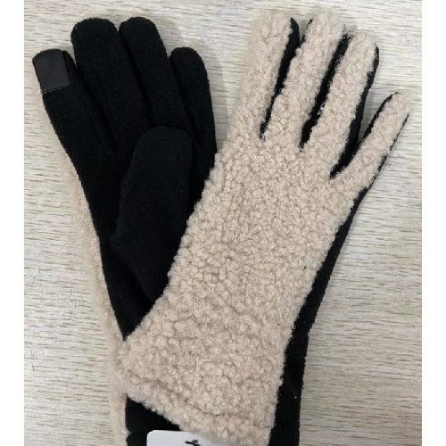 Winter Fabric BORG Gloves ladies