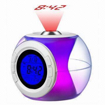 LCD Calendar Clock with Time Projector