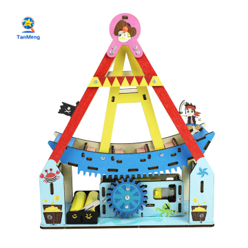 GoldMoc Viking Longship Building Blocks - Viking Pirate Ship Toy Boat Ship Model Educational Kids Toy