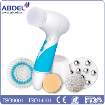 Waterproof 5 in 1 Body and Facial Rotary Brush Skin Cleansing System
