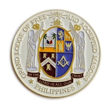 Free and Accepted Masons 2-inch Grand Lodge Emblem: Philippines-based Car Badge