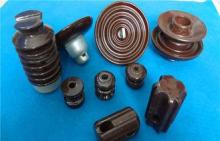 Silicon Rubber Pin Suspension Porcelain Insulator , High Vo