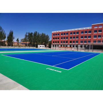 recyclable PP Plastic Sport Flooring International Tiles Court