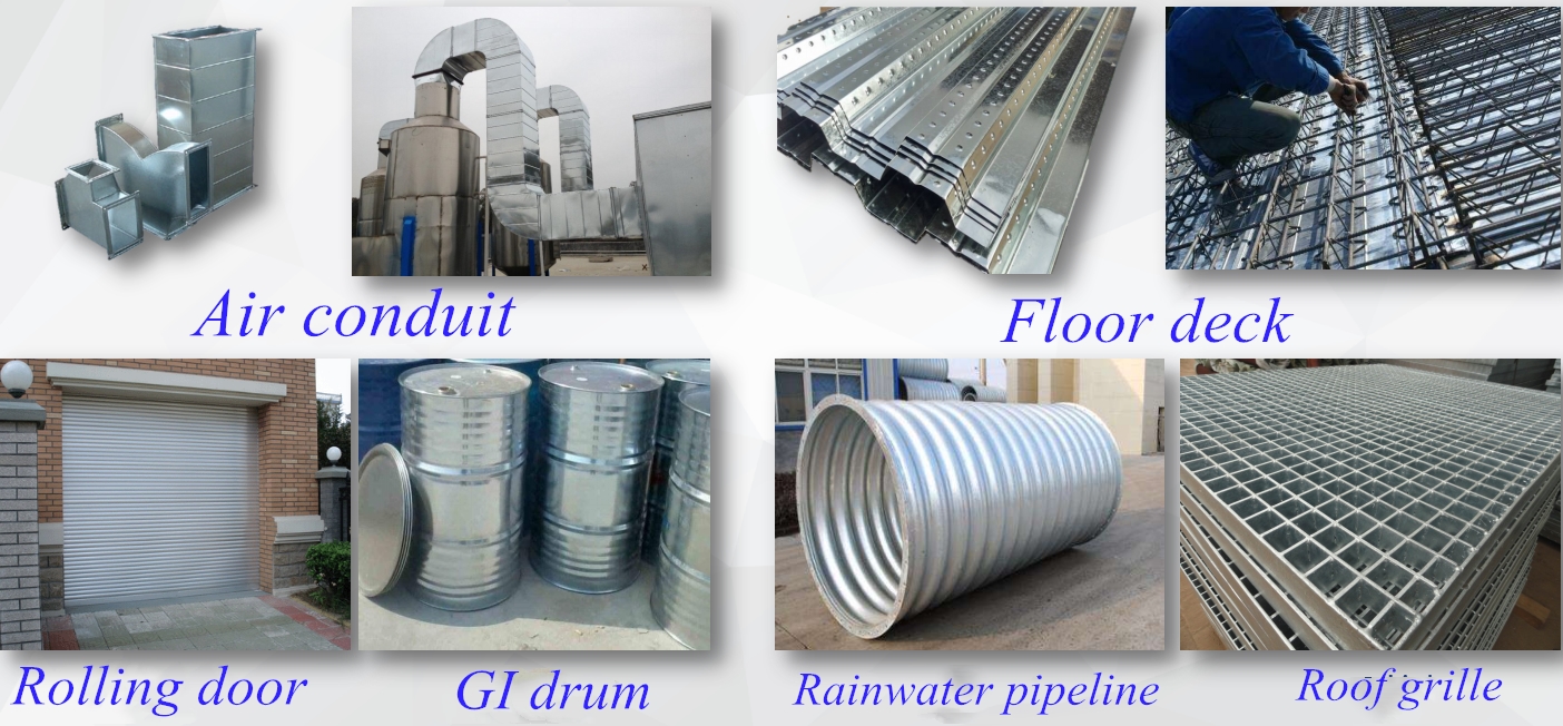 Galvanized Steel Coil DX51D DX53D China Manufacturer Galvanized Steel Coil Sheet