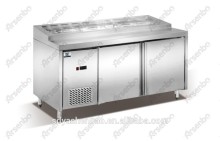 Kitchen pizza worktable/Hotel Pizza desk/pizza refrigerator freezer