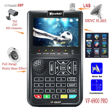 VF-6906 HD Star Finder Star Tuner DVB-S2 with Flashlight - Factory Direct Sales