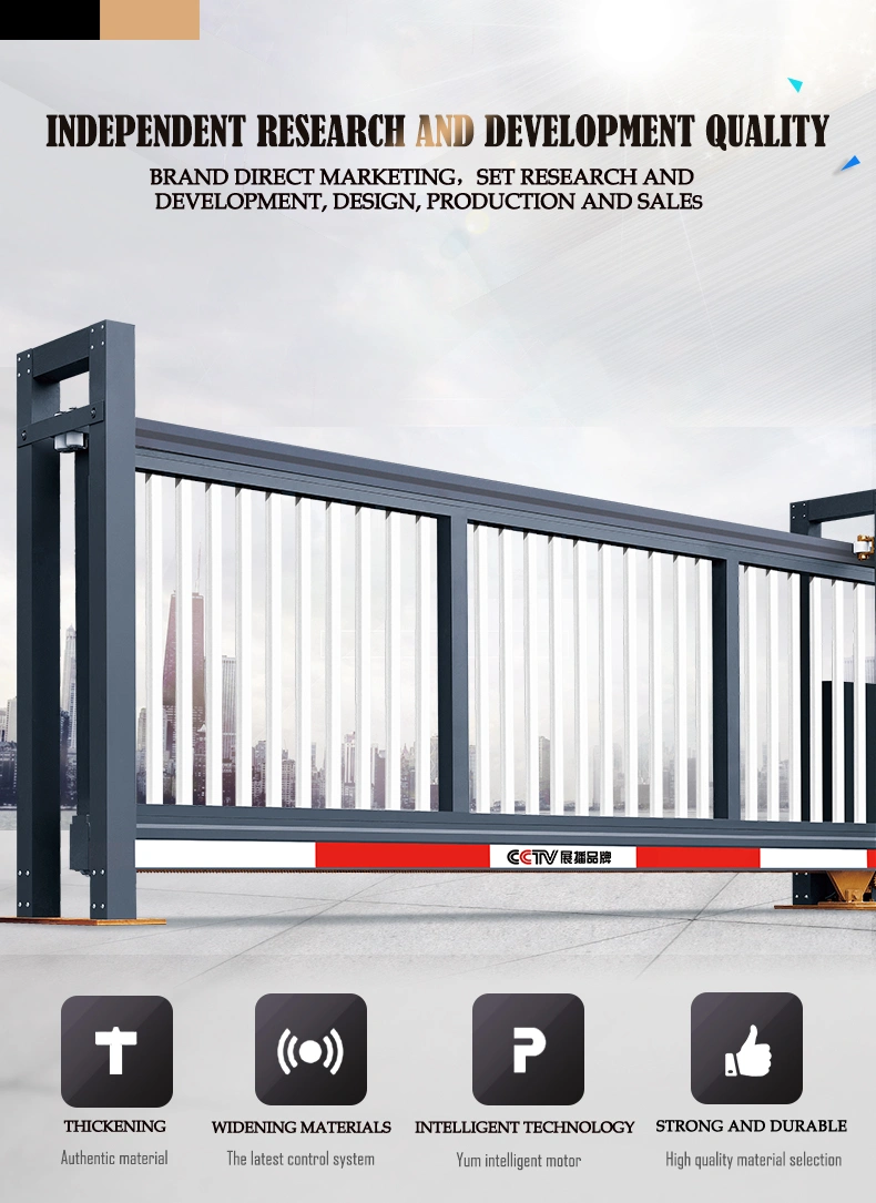 Automatic Sliding Door Light Suspension Gate for Industry