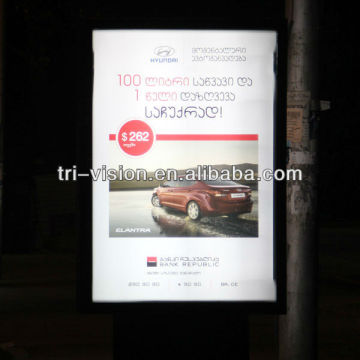 Alluminium Double Sided Advertising Scrolling Lightbox