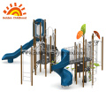 Outdoor HPL Physical playground tower customized