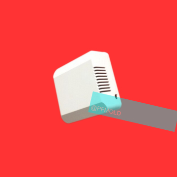 Plastic wall-mounted meter shell injection mold