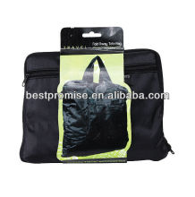 Fold Away Tote Bag With Outer Zip Pocket