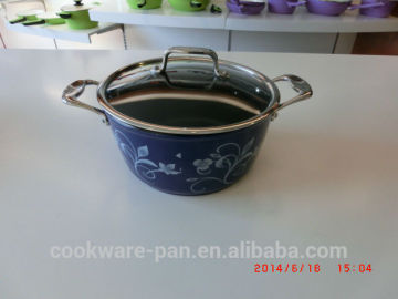 Popular enamel coating ductch oven / forged casserole