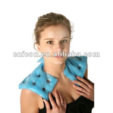 Microwave heated neck shoulder wrap