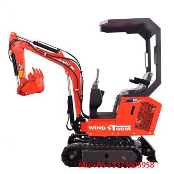 Swing boom mini crawler excavator Windstorm XN10