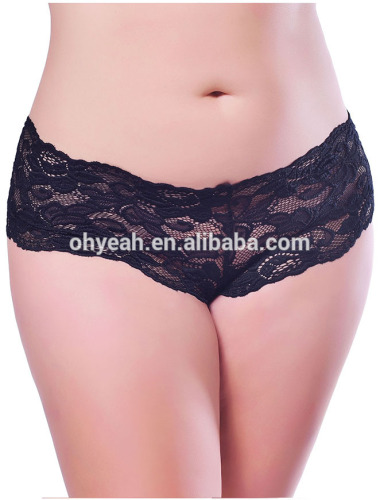 Wholesale plus size panty lace underwear