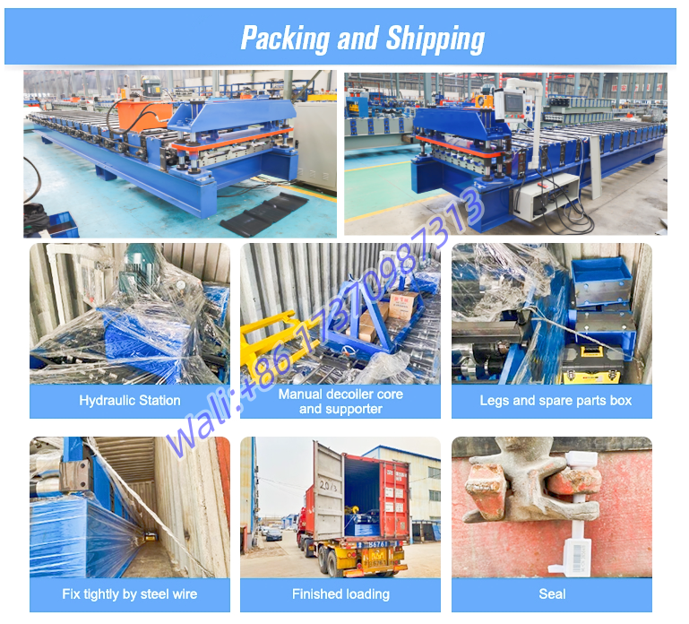 The automatic type-changing buckle wall panel machine