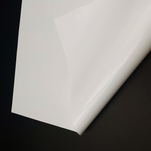 glossy white 78mic flexible HDPE synthetic paper printing