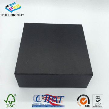 cardboard matte black gift box