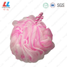 Squishy mesh nylon bath sponge ball