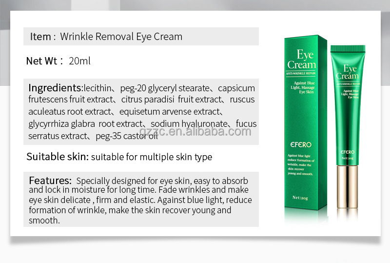 20g eye cream private label for dark circles eye bags removal eye cream