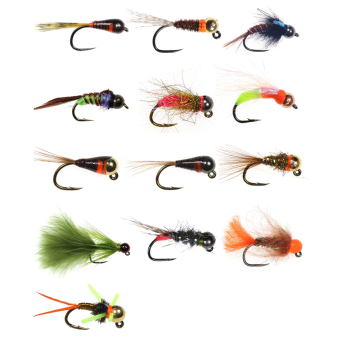 Tungsten Bead Head Euro Nymph Flies for Trout and Panfish