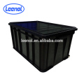 LEENOL LN-6417 caixa de paletes de armazenamento de plástico ESD personalizado preto industrial