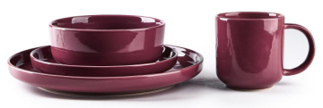 Wellwares Solid Color Glaze Dinnerware For Everyday Use