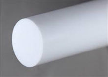 Ptfe Chemical Resistant Rod , Bearings And Bushings Flexible Plastic Rod
