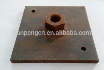 building fasten materials square waller plate used with tie rod