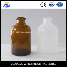 50ml clear amber injection vial,USP TYPE II III