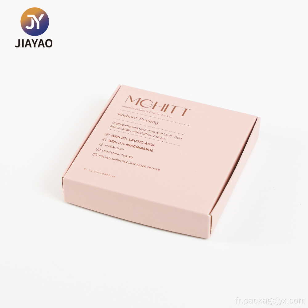 Boîte avec insert en mousse personnalisé