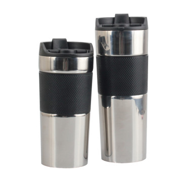 Stainless steel french press coffee mug