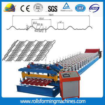 780 glazed tile roof panel forming roll forming machine