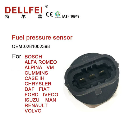 Common rail pressure sensor price0281002398 ForCUMMINS IVECO