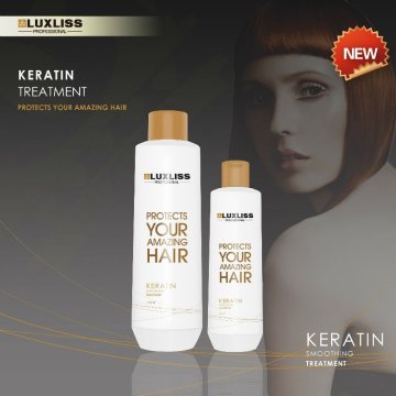 Natural nonirritant keratin formaldehyde free treatment