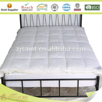 Cheap home use microfibre polyester mattress pad