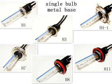 35w Single Beam Xenon Hid Bulbs , Metal Base 6000k Hid Headlight