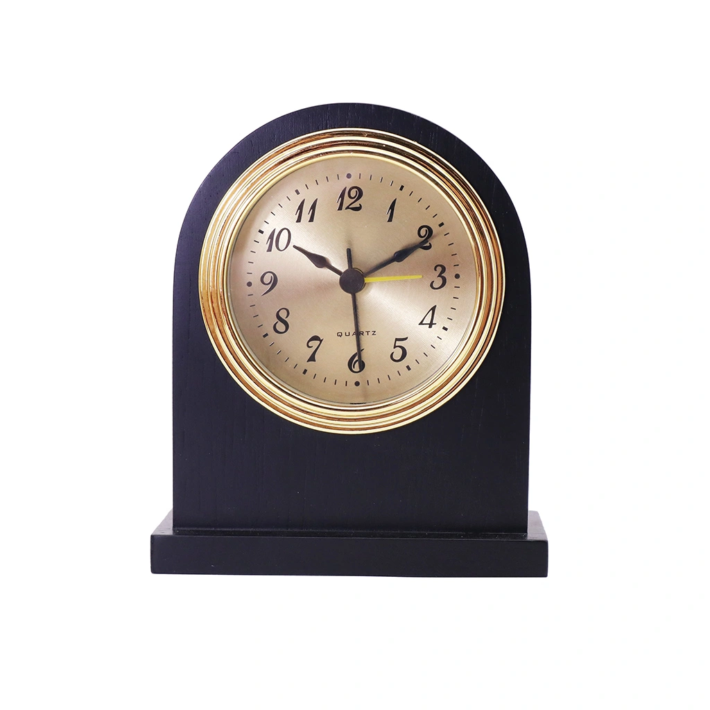 Solid Wood Alarm Home Decor Table Clock Desktop Clocks