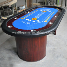 Casino Poker Table with half-moon leg