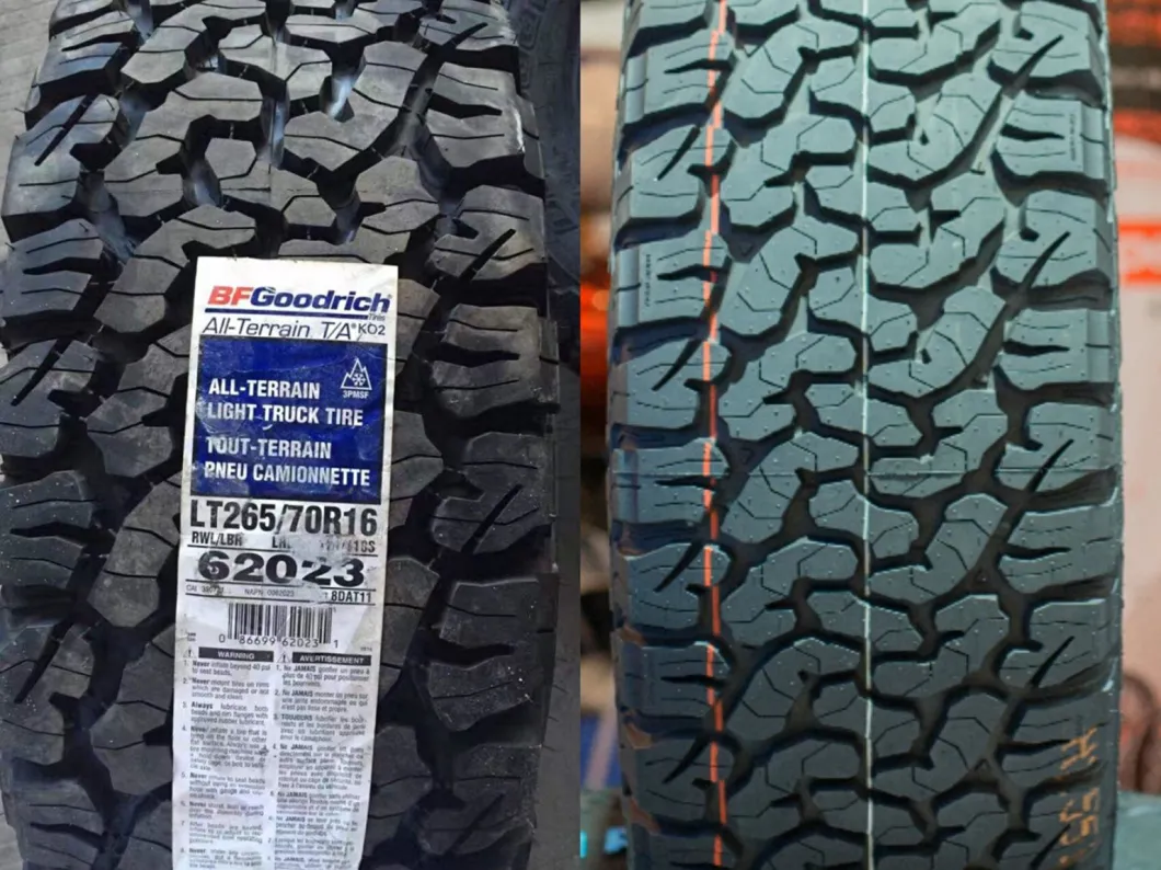 Bf Goodrich Wideway Passenger PCR Tire, M/T Mud and Snow Tire, a/T All Terrain Car Tire, SUV 4X4 Tire, UHP High Performance Tire, Radial Commercial Car Tire