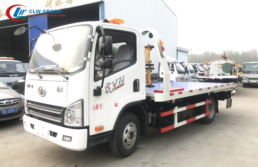 العلامة التجارية الجديدة FAW VH 4.2m Transport Towing truck