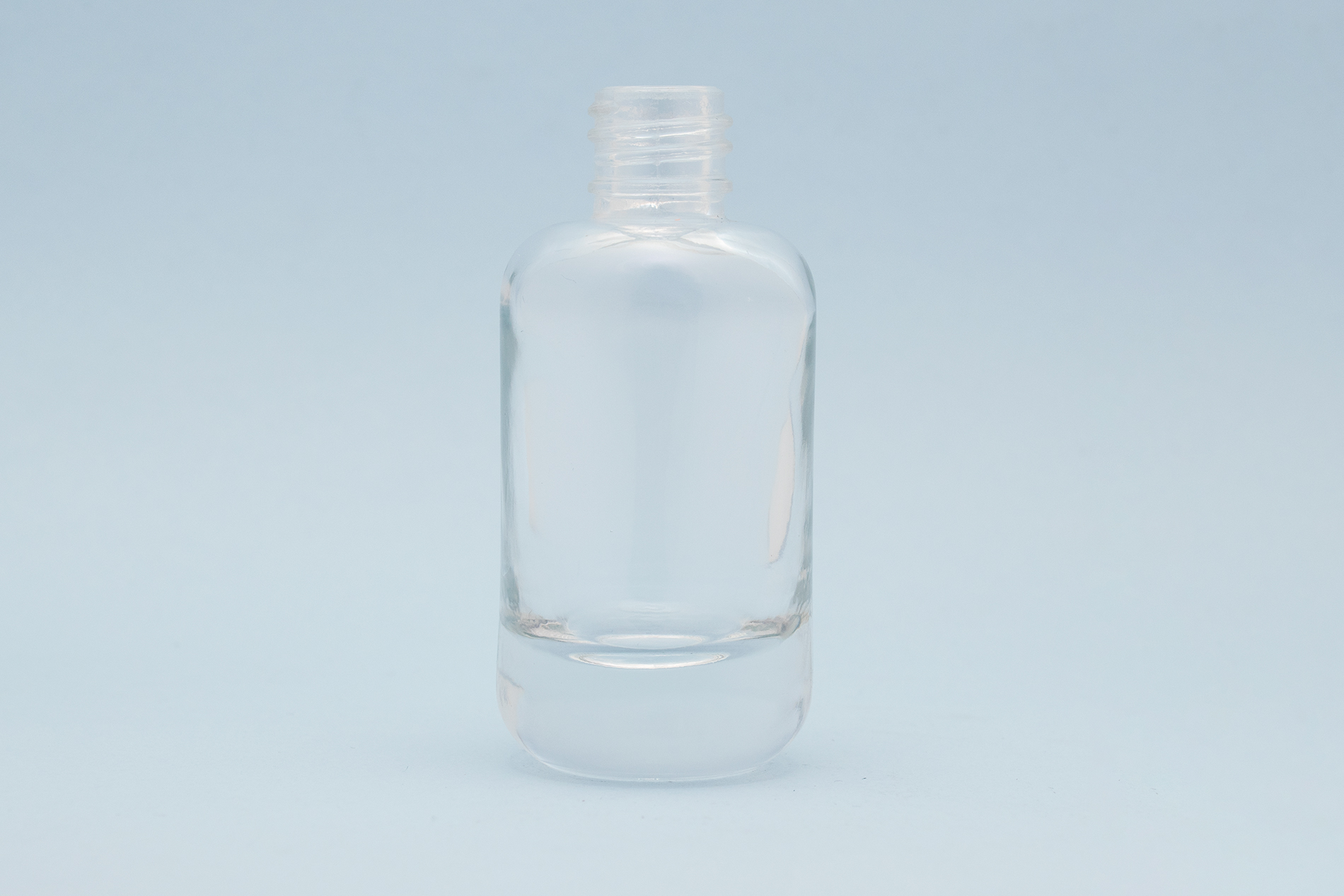 Frasco de vidro transparente de 30 ml/1 oz com gargalo 18/410 30 ml/1 oz Clear Glass Bottle With 18/410 Neck