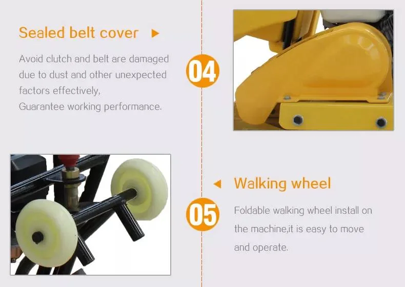 Súper Dandy Plate Compactor Rammer de 20 × 15 pulgadas para pavimentar paisajes aceras